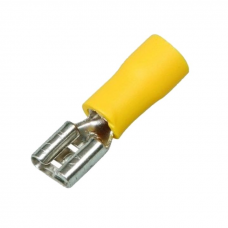 Разъём (клемма) плоский изолир. РПИ-М 6-(6,3) желтый